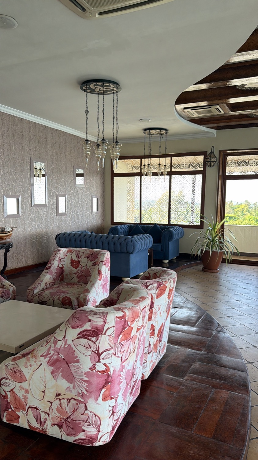 Lounge seating during a Zanzibar stay