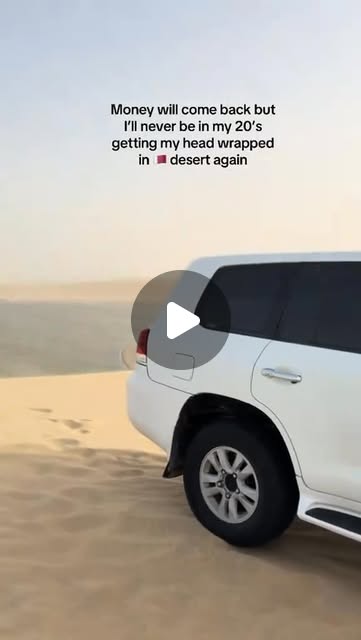 Desert travel reel with a guest vehicle in the sand