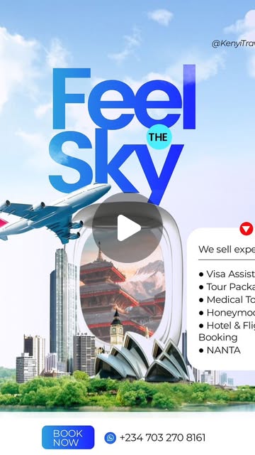 Kenyi Travel and Tours Feel the Sky reel poster