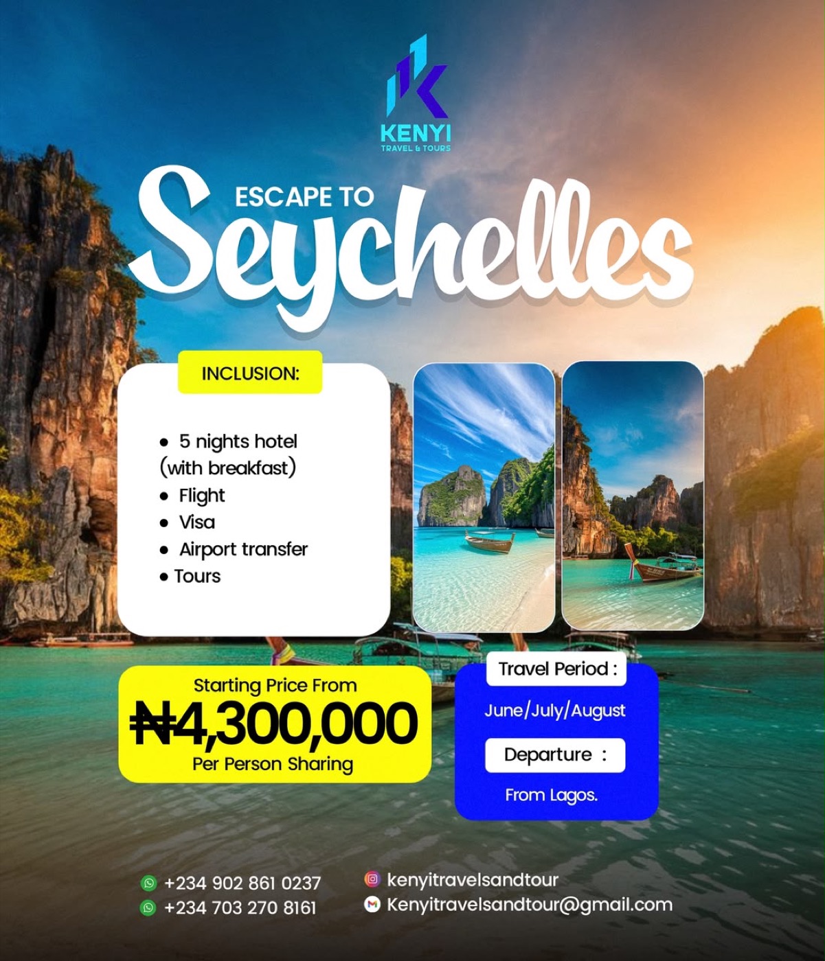 Seychelles package poster